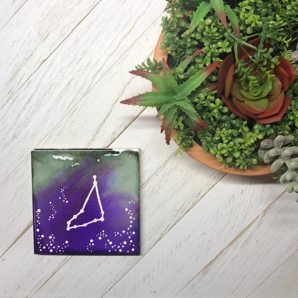 Other - Capricorn Zodiac Purple Constellation Home Decor